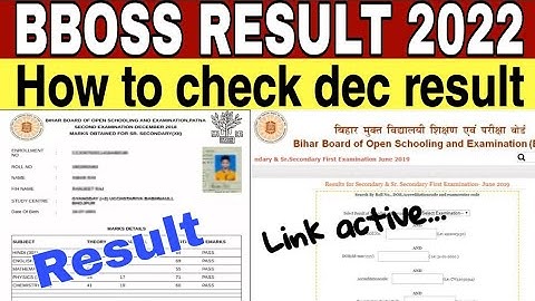 BBOSE Result 2021/bbose dec result 2021/bbose result 2022/bbose december exam result 2021/#bbose