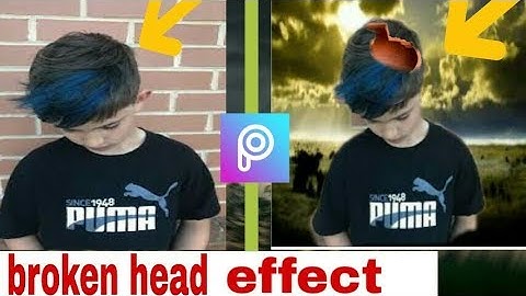 Broken head manipulation editing।picsart edit tutorial