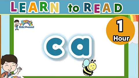 Two-Letter Blends " a, e, i, o, u " Compilation | Reading for Kids