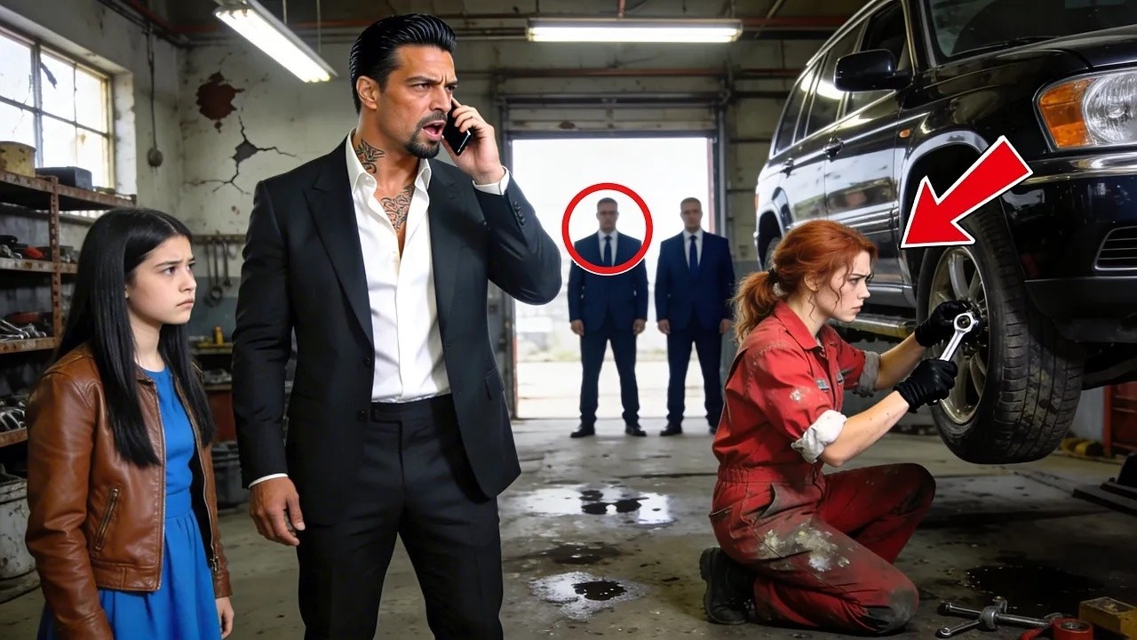 Un mécano à la peine répare une crevaison pour une ado en pleurs, son frère mafieux l'a appelé