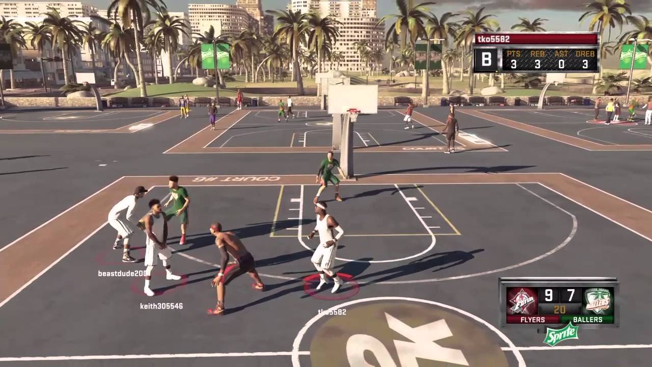 Nba 2k15 ''park'' game play|Hooping with my boys Keith & beastdude