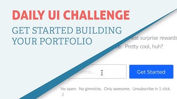 How to Get Started Building Your Design Portfolio - Daily UI Challenge