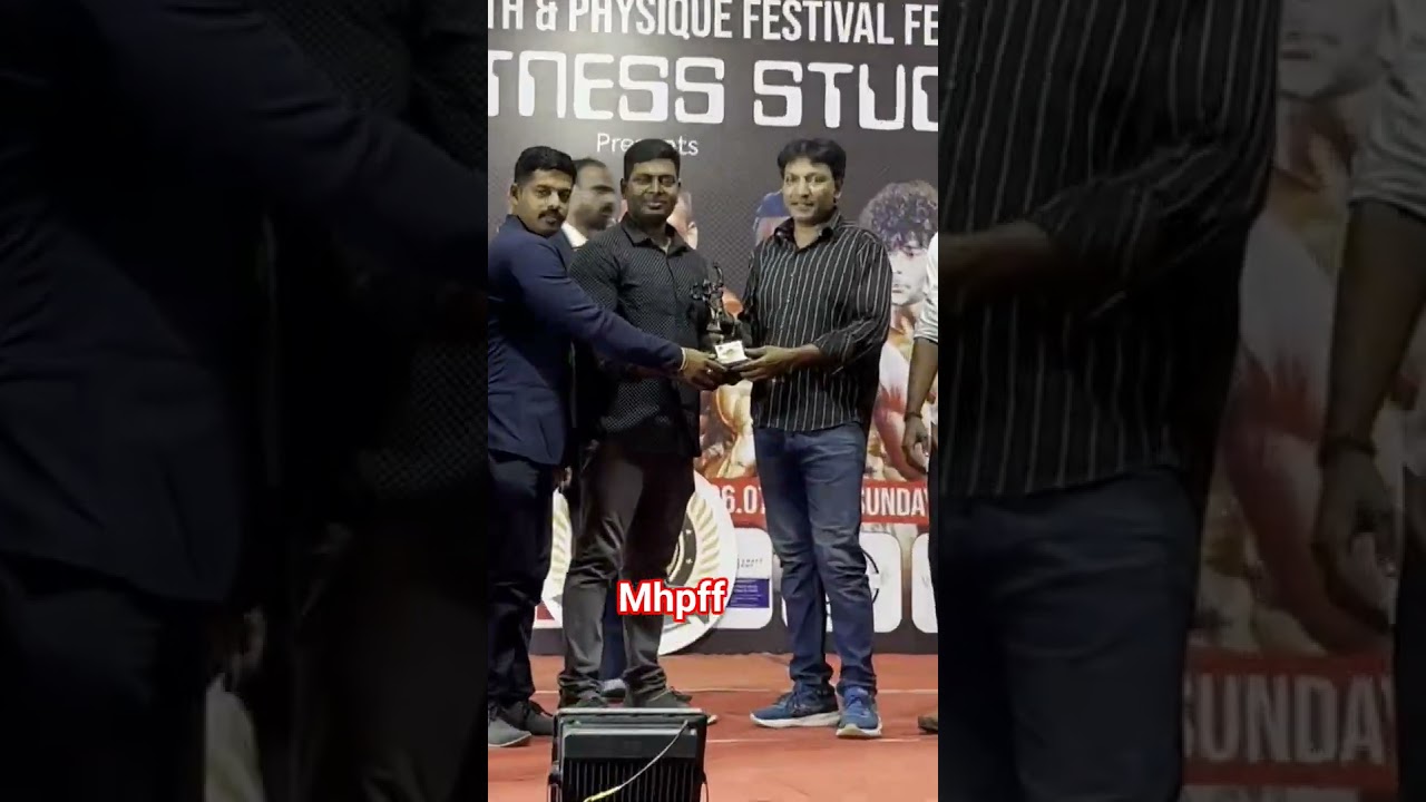 samviews honoured by mhpff bodybuilding association 