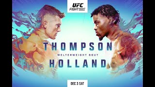 Stephen “Wonderboy” Thompson vs Kevin Holland | Full Fight | UFC Orlando | Striking War