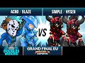 Acno & Blaze vs Simple & Hysen - Grand Final - BCX Doubles 2020 - 2v2 EU