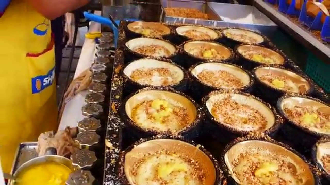 How to Bake Apam Balik ( Pancake )at Balik Pulau Penang 