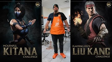 Mortal Kombat Mobile - Flaming Fist Liu Kang and Mournful Kitana on two devices at the same time