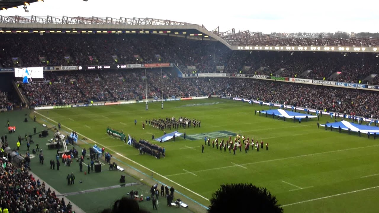 Flower of Scotland Murrayfield YouTube