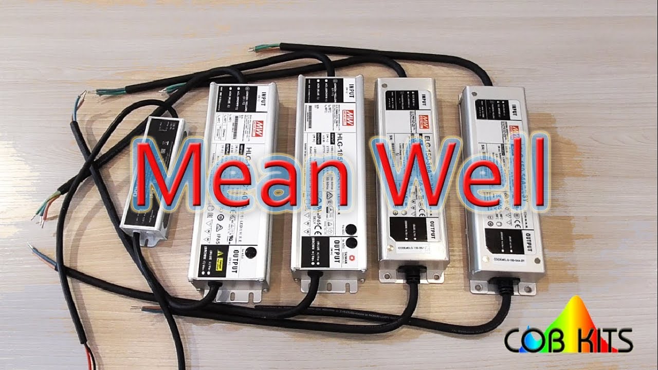 Драйвера Mean Well, что подключить?