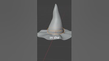 How to model a Witch Hat 🔥 #blender #blendertips #3dmodeling