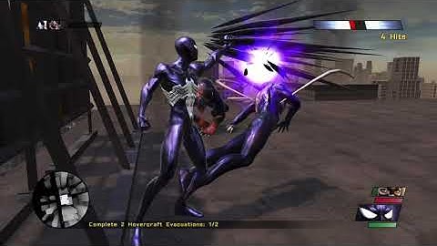 24. Complete 2 Hovercraft Evacuation || Spider-Man: Web of Shadows || 1080p || Black Suit