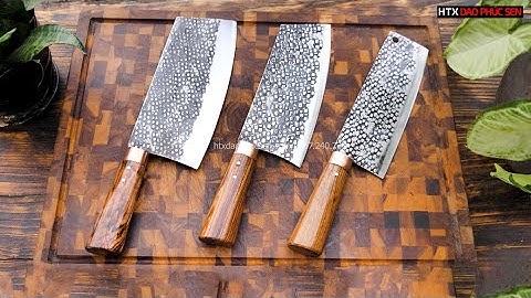 DAO PHÚC SEN,  BỘ  BA  DAO CHỐNG DÍNH CỰC SẮC_ HÀNG CHUẨN CỦA HTX DAO PHÚC SEN