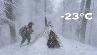 Can I Survive 2 Days in a Hot Tent at -23°C?  Trapped in a Deadly Blizzard