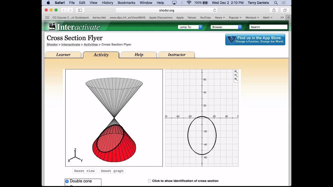 23b slicing three dimensional figures youtube shodor cross section flyer