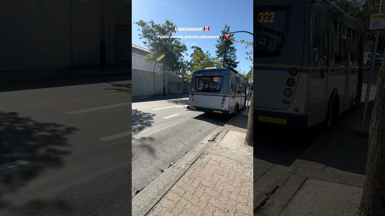 Public transit, private adventure 🚏Vancouver Canada 