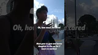 Police Bust Irresponsible Mom for Leaving Kid in Car to Work Out part 1. Full clip on: Police Watch