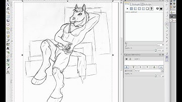 Inkscape Vectorization Tutorial, part 2 - Shapes and Layers