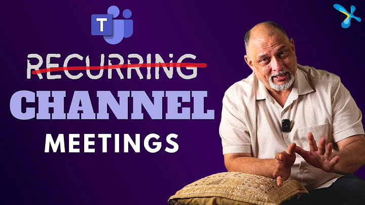 Stop Recurring Meetings. Use Teams Channel meetings.