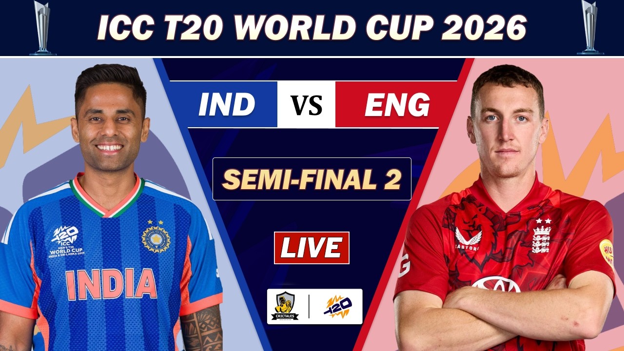 INDIA VS ENGLAND SEMI FINAL MATCH LIVE | IND VS ENG ICC T20 WORLD CUP LIVE COMMENTARY