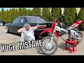 1JZ SILVIA GETS FULL CUSTOM OVAL STRAIGHT PIPED EXHAUST! 2023 CRF110 TOTALED FIRST RIDE..