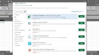 Excel Fonksiyon/Formül adlarını nasıl farklı bir dile çevirebilirim?