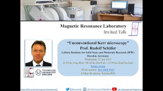 Unconventional Kerr Magnetometry - Rudolf Schäfer