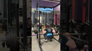 375lbs(170kg)x4 Deep Squat at 175lbs(79kg) #fitness #motivation #squat #strengthtraining