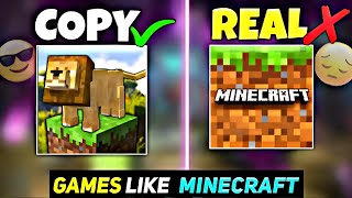 TOP 5 GAMES LIKE MINECRAFT 1.20+ JAVA EDITION 🤩 | BEST MINECRAFT COPY'S FOR ANDROID 🔥 |