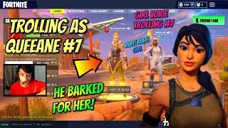 girl voice trolling as the missing fortnite girl 7 queeane found a lover - landon fortnite real name