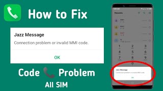 How To Fix Connection Problem Or Invalid MMI Code | How To Fix Invalid MMI Code