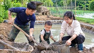 Nick and Thu Transform Their Old Fish Pond – Preparing for a New Fish Harvest!