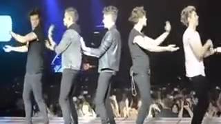 One direction dancing macarena
