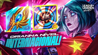 PREPARAÇÃO PRO CAMPEONATO DO VIETNÃ! MELHOR ORIANNA DO SERVIDOR ACABANDO COM O JOGO | LoL Wild Rift