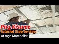 Metal furring ceiling installation / DIY Ceiling. Pano mag kisame.