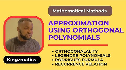 Approximation of Functions Using Orthogonal polynomials | Legendre & Chebyshev Polynomials