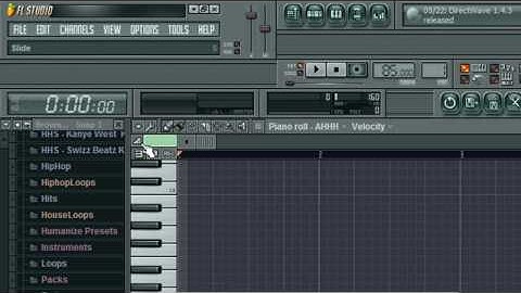 Fl Studio 8 (Tips & Tricks)-How to Slide a Note