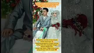 Download Lagu Sepasang Pengantin Joget Romantis Sambil Pegangan Tangan, Bikin Baper! #shorts MP3
