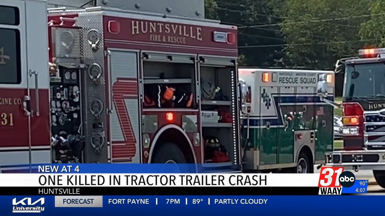 1 killed in wreck involving tractor trailer - YouTube
