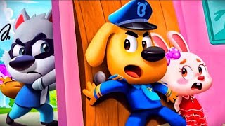 OH No ! Who's At the Door? | Don't Open The Door To Strangers | Sheriff Labrador | Safety Cartoons