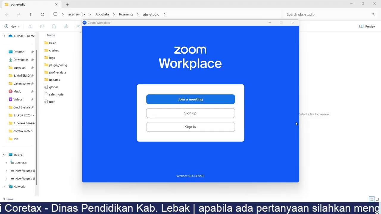 Sosialisasi Coretax - Dinas Pendidikan Kab. Lebak
