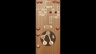 Woody Cross (by Athena Studio) - free offline word puzzle game for Android and iOS - gameplay. screenshot 3