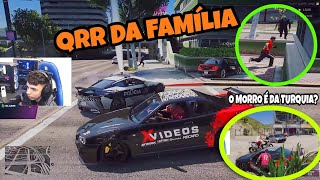 Bkinho CLIPS | A FAVELA AGORA É DA TURQUIA? QRR DA FAMÍLIA NA FUGA NOS POLICIAIS