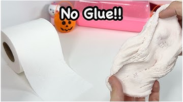 PAPER SLIME!! 🧻🫧☁️ Updated NO GLUE Paper Slime Recipe…NO REFRIGERATOR Needed!!