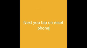 How to reset an Android phone #howto #howtoreset #fylシ #gadgets
