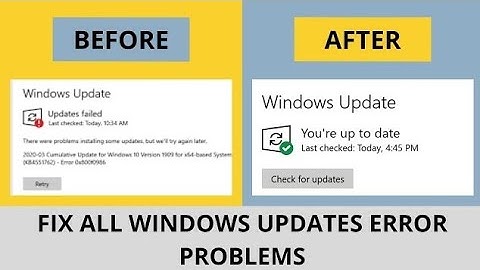 Fix All windows update error problems | Windows 10/11  2024