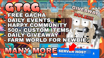 GROWTOPIA PRIVATE SERVER | GTRG | SUPPORT ALL VERSION
