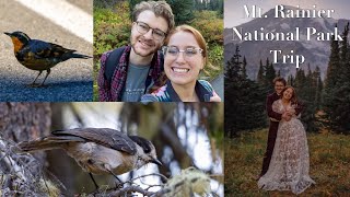 Mt. Rainier National Park: Wildlife Photography and our Engagement Picture Photoshoot!