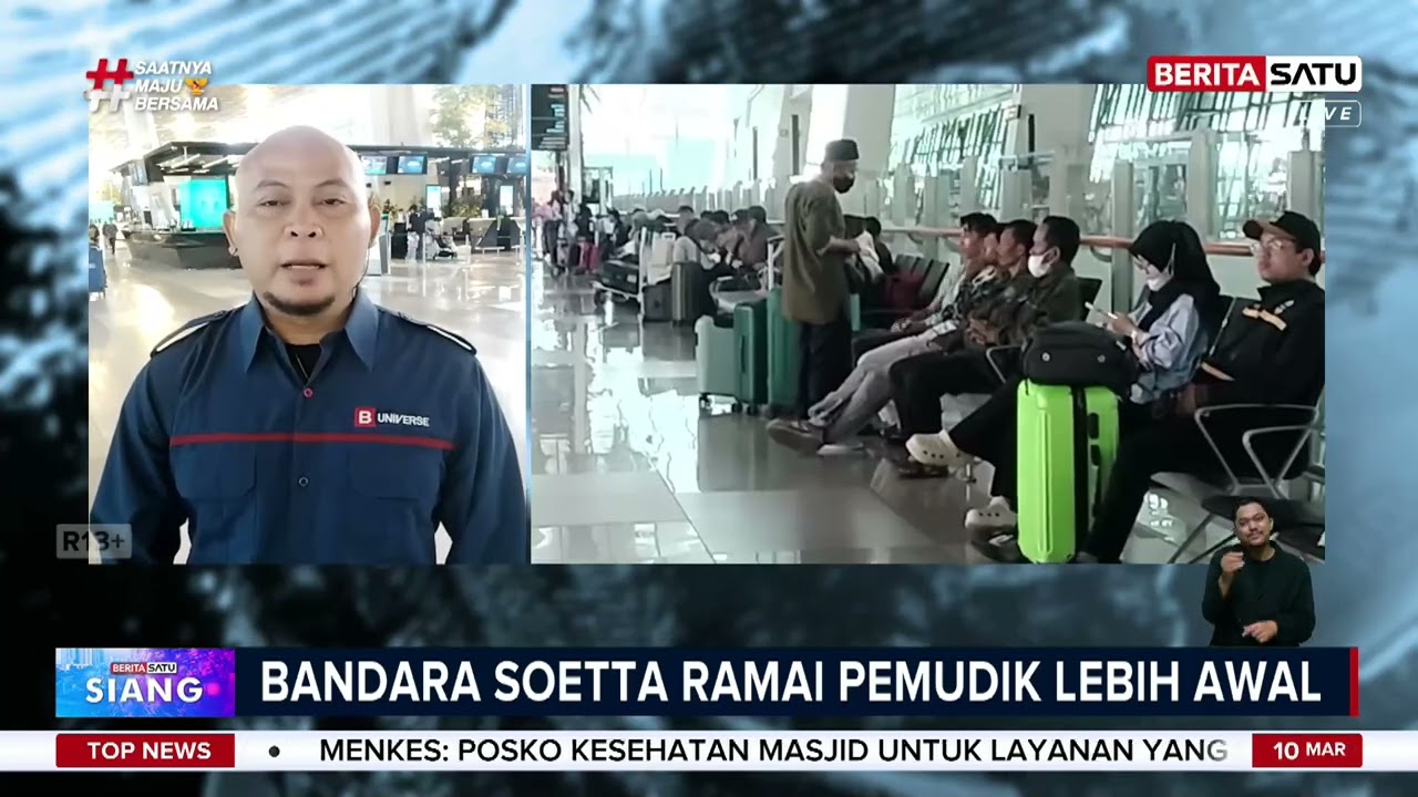 Mudik Lebih Awal Hindari Macet di Bandara Soekarno-Hatta #beritasatu