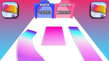 Canvas Run, Az Run, Roof Rail, ​- All Levels Gameplay Android,ios Relaxing Max Update Video