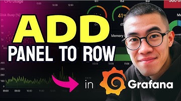 How to ADD PANEL to ROW in Grafana (Step by Step) 2025
